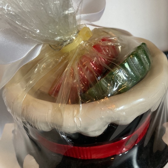 Yankee Candle Vintage Holiday Snowman Tart Warmer 1 Tea light 3 Melts RARE 6" T - Picture 12 of 14